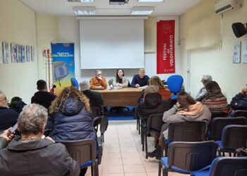 Un momento della costituzione del Comitato
