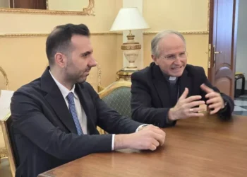 Un momento dell'incontro - foto Ansa