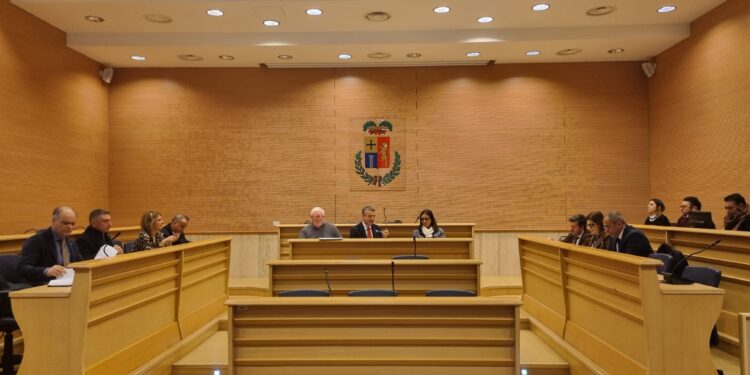 Una fase del Consiglio provinciale del 21 gennaio