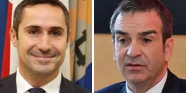 Da sinistra Ernesto Alecci e Roberto Occhiuto