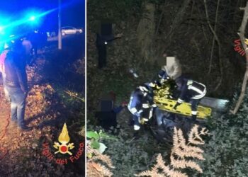 L'incidente avvenuto tra Falerna e San Mango d'Aquino, in Calabria. Necessario l'intervento dei Vigili del Fuoco