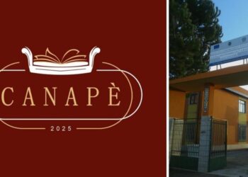 Il logo dell'Associazione Canapè e la Scuola Media “Stanislao Aloe” di Sant’Onofrio