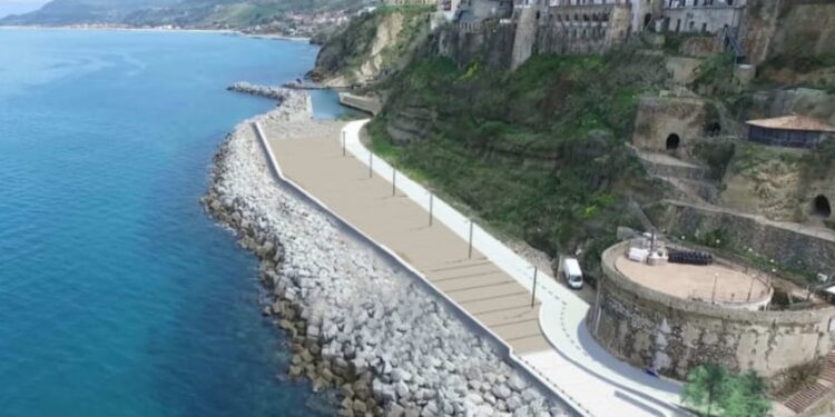 Rifacimento lungomare di Pizzo. Il progetto non convince i cittadini: lanciata una petizione