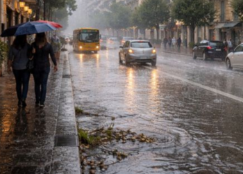 Maltempo, pioggia in inverno