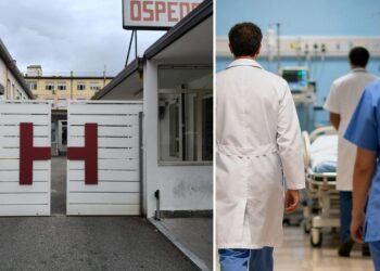 L'ospedale Jazzolino di Vibo Valentia, un medico e un infermiere