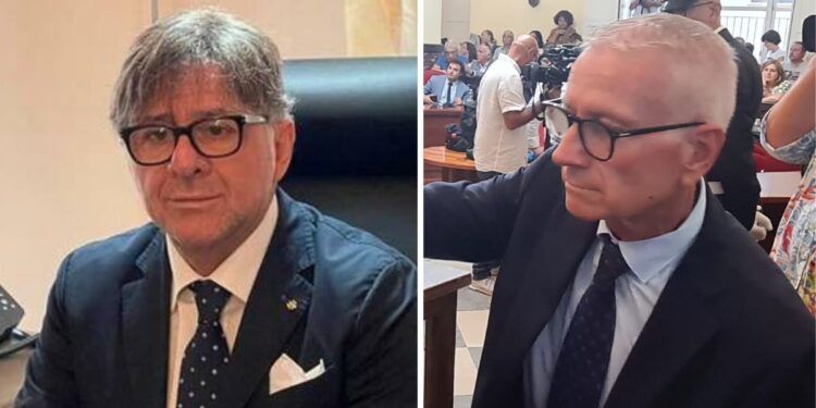 Pietro Falbo, presidente della Camera di Commercio di Catanzaro Crotone Vibo Valentia, e Antonio Iannello, presidente del consiglio comunale di Vibo Valentia