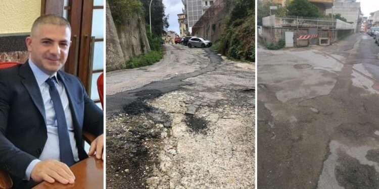 Il consigliere comunale di Cuore Vibonese, Giuseppe Russo, e le condizioni del quartiere Cancello Rosso a Vibo Valentia