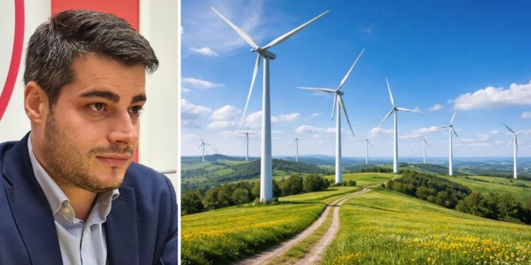 Riccardo Tucci, parlamentare del Movimento 5 Stelle, contrario al parco eolico nel Vibonese
