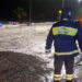 Uno dei numerosi interventi dei vigili del fuoco a Catanzaro
