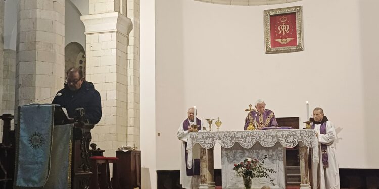 Uno dei momenti della celebrazione