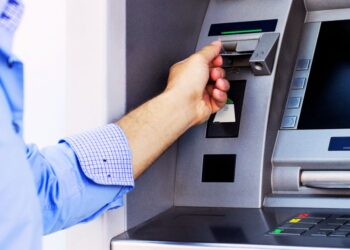 Uno sportello bancomat