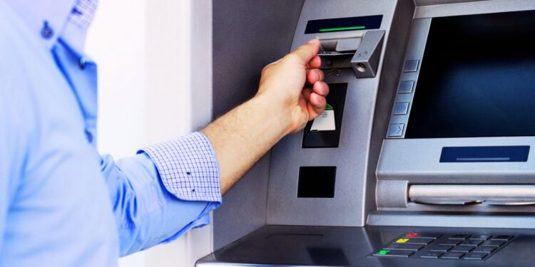Uno sportello bancomat