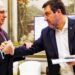 L'ad della società Stretto di Messina, Pietro Ciucci, ed il ministro delle Infrastrutture, Matteo Salvini
