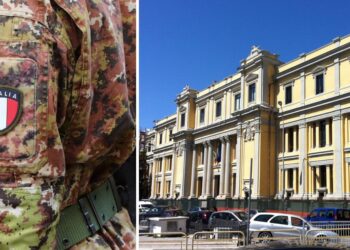 La Corte d'Appello di Catanzaro e un militare in divisa