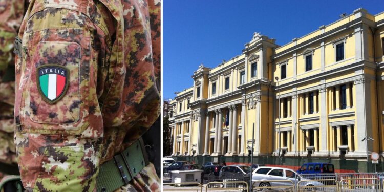 La Corte d'Appello di Catanzaro e un militare in divisa