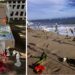 Una lapide alla memoria del piccolo Mohammad, vittima del naufragio di Cutro, in Calabria