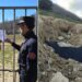 I carabinieri mettono sotto sequestro una discarica nell'area di Crotone, in Calabria