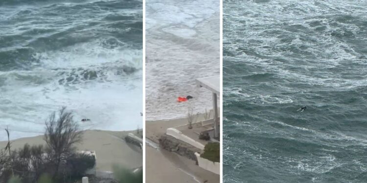 Due corpi senza vita sono stati trasportati dal mare a Tropea
