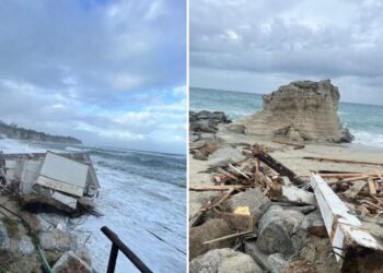 Maltempo, Tropea chiede lo stato di emergenza: quantificati i danni causati dalle mareggiate