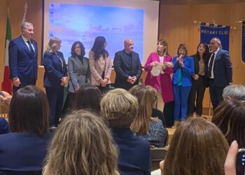 Un momento dell'iniziativa del Rotary