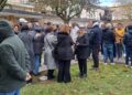 Il sir-in di protesta svoltisi davanti allo Jazzolino di Vibo Valentia