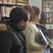 I referenti del progetto durante l'incontro in classe