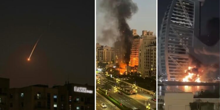 Gli attacchi delle ultime ore a Dubai, negli Emirati Arabi Uniti
