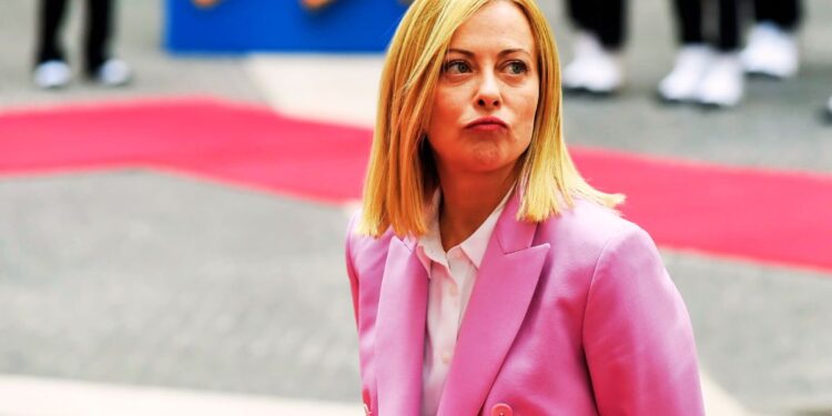 La presidente del Consiglio, Giorgia Meloni