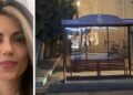Valentina Marta (Lega) e la nuova pensilina installata in piazza San Leoluca