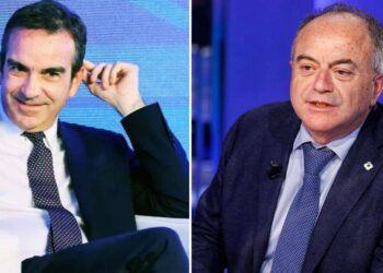 Il presidente della Regione Calabria, Roberto Occhiuto, e il procuratore Nicola Gratteri