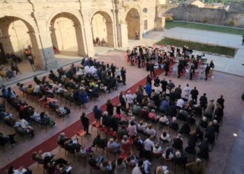 Una precedente esibizione dell'Orchestra di Fiati