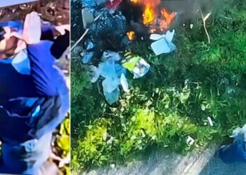 I piromani beccati dai droni in Calabria