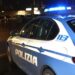 Una pattuglia della Polizia durante i servizi di controllo del territorio
