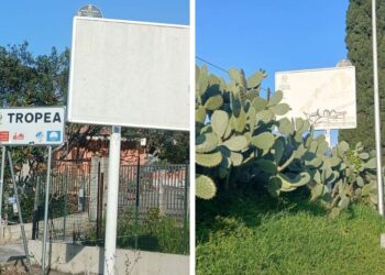 Come si presentano oggi l'entrata sud e la nord di Tropea