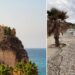 Gli effetti dell'erosione costiera sul lungomare di Tropea