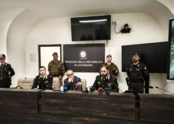 Il procuratore Curcio in conferenza - Foto Ansa