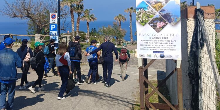 Tante adesioni alla "Passeggiata Blu" di Capo Vaticano