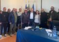 Foto di gruppo per i partecipanti all'incontro promosso dal Coldiretti Pesca