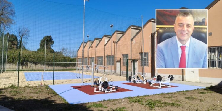 I lavori eseguiti all'Ipsia e il presidente della Provincia di Vibo Valentia, Corrado L'Andolina