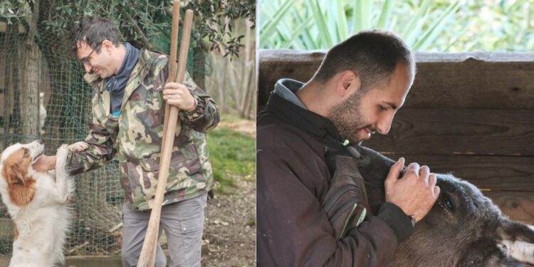 Gli operatori dell'associazione La Goccia di Vibo Valentia
