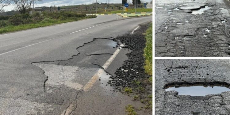Come si presentano oggi varie strade provinciali di collegamento tra l'area del Poro e i Comuni costieri del Vibonese
