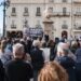 Un momento della manifestazione di protesta svoltasi in Piazza della Repubblica a Pizzo