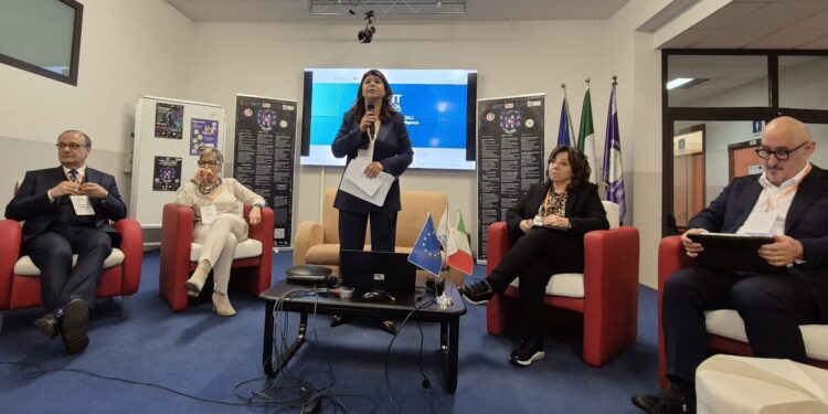 Un momento del convegno meet school di oggi al liceo "Berto"