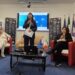 Un momento del convegno meet school di oggi al liceo "Berto"