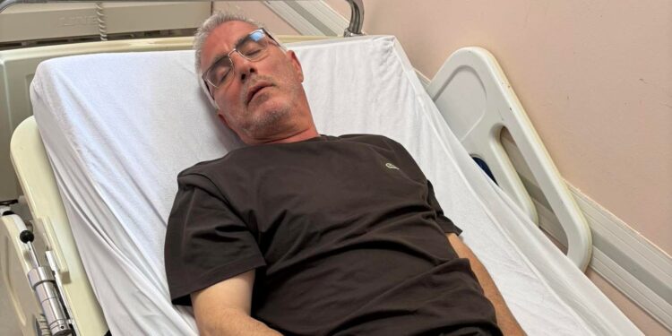 Francesco Arena in ospedale