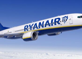 Un aereo della flotta Ryanair
