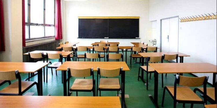 Un'aula scolastica