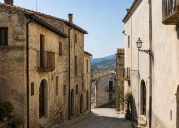 Un borgo colpito dallo spopolamento