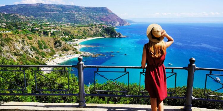 Capo Vaticano, località nel comune di Ricadi, in provincia di Vibo Valentia. Uno dei luoghi simbolo della Costa degli Dei