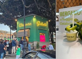 Il gelato al bergamotto di Cesare a Reggio Calabria